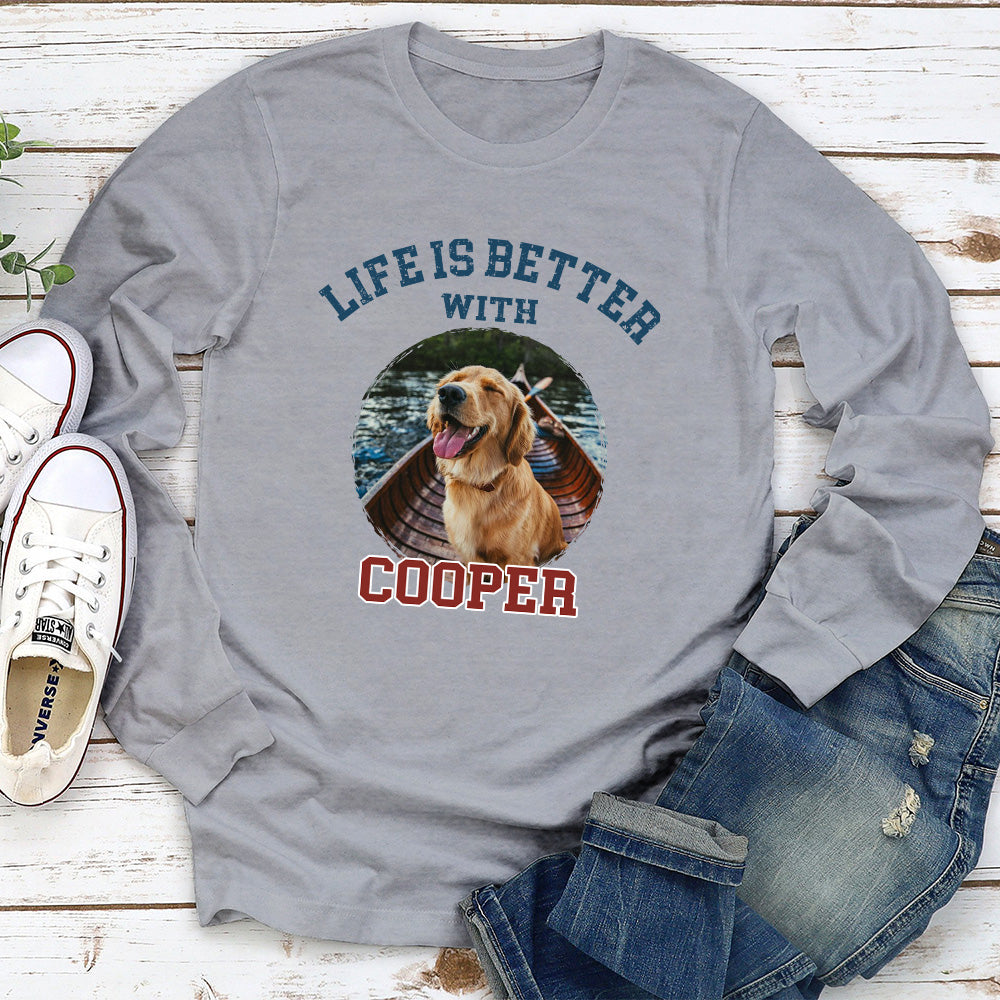 Retro Life Is Better - Personalized Custom Long Sleeve T-shirt