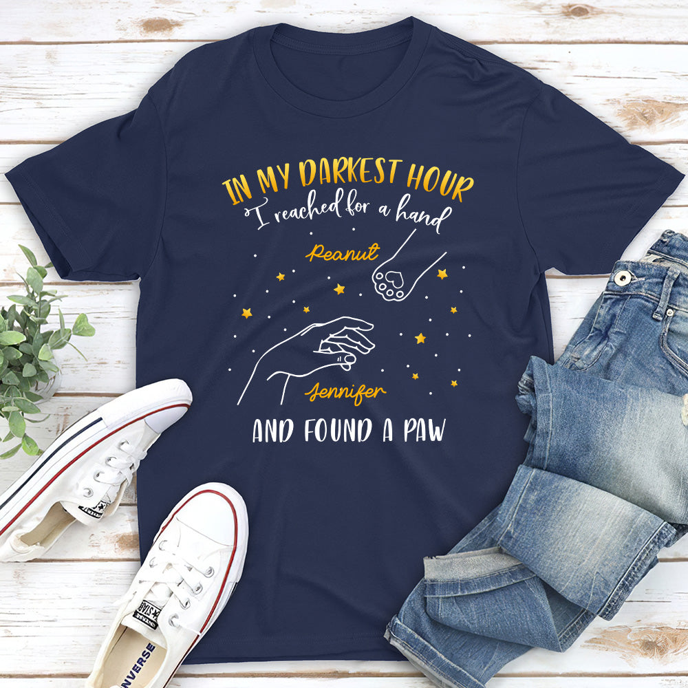 Found The Cat Paws - Personalized Custom Unisex T-shirt