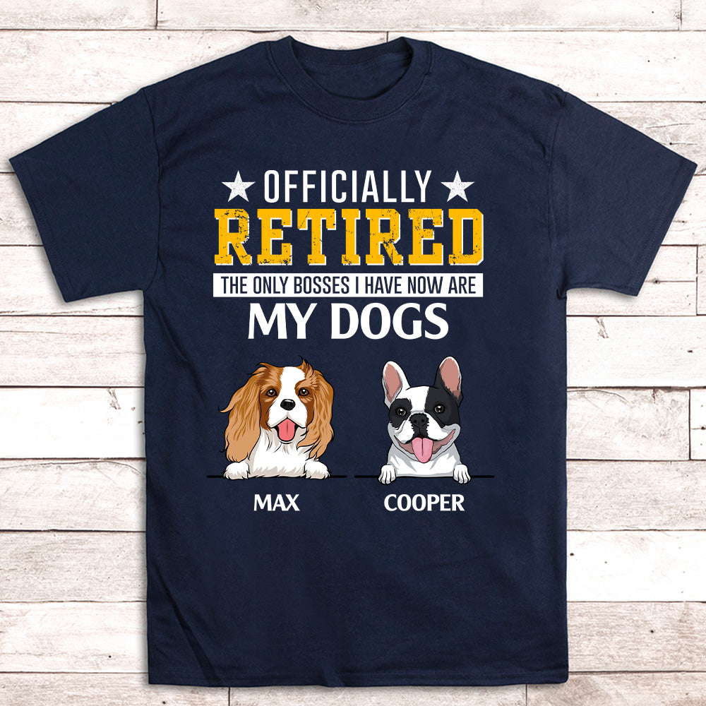 Officially Retired - Personalized Custom Unisex T-shirt