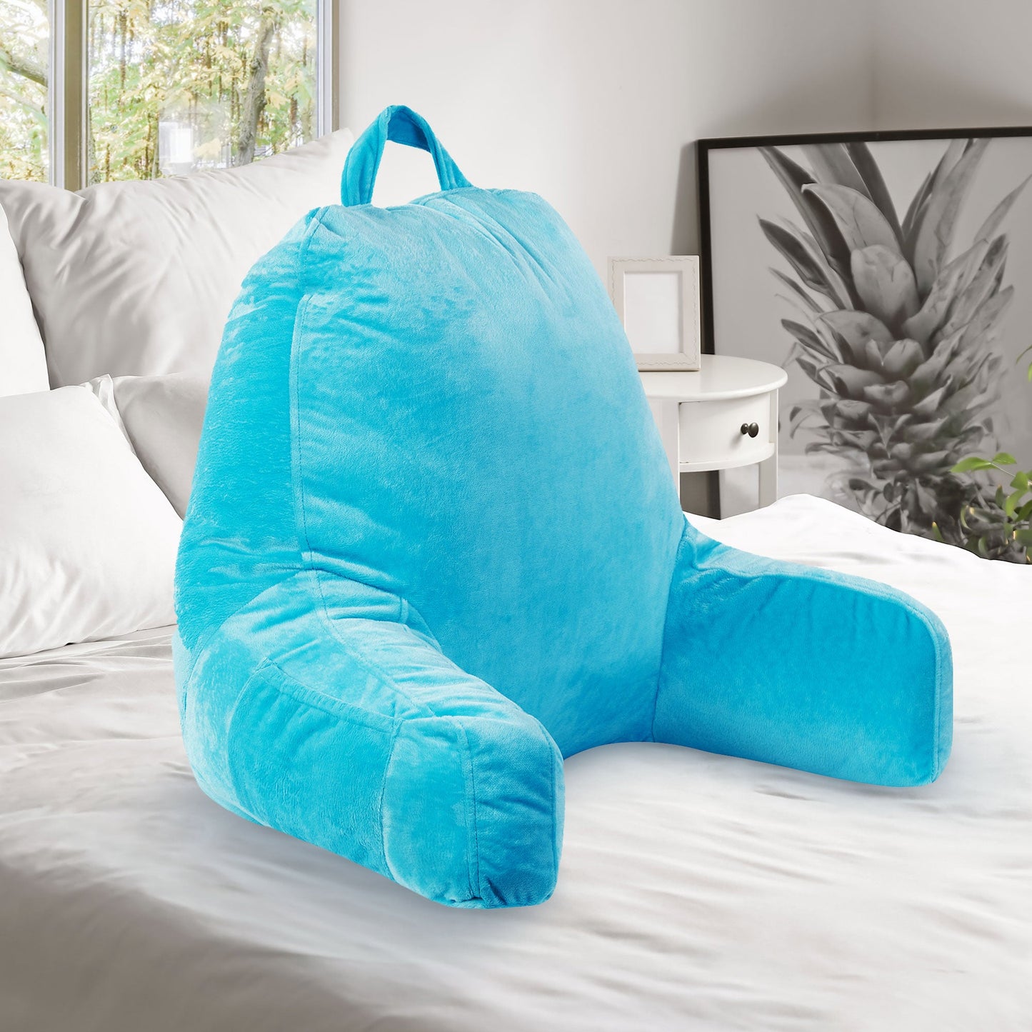 Cheer Collection Shredded Memory Foam TV Pillow & Backrest