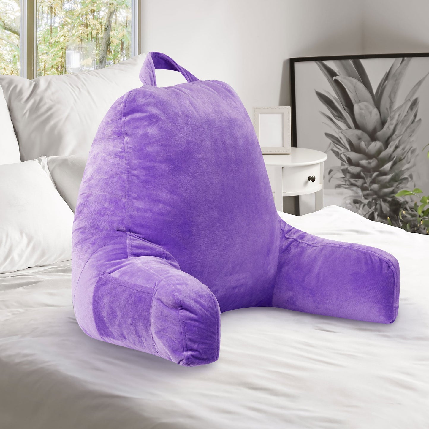 Cheer Collection Shredded Memory Foam TV Pillow & Backrest