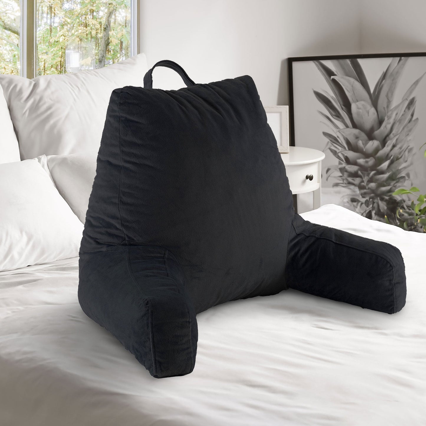 Cheer Collection Shredded Memory Foam TV Pillow & Backrest