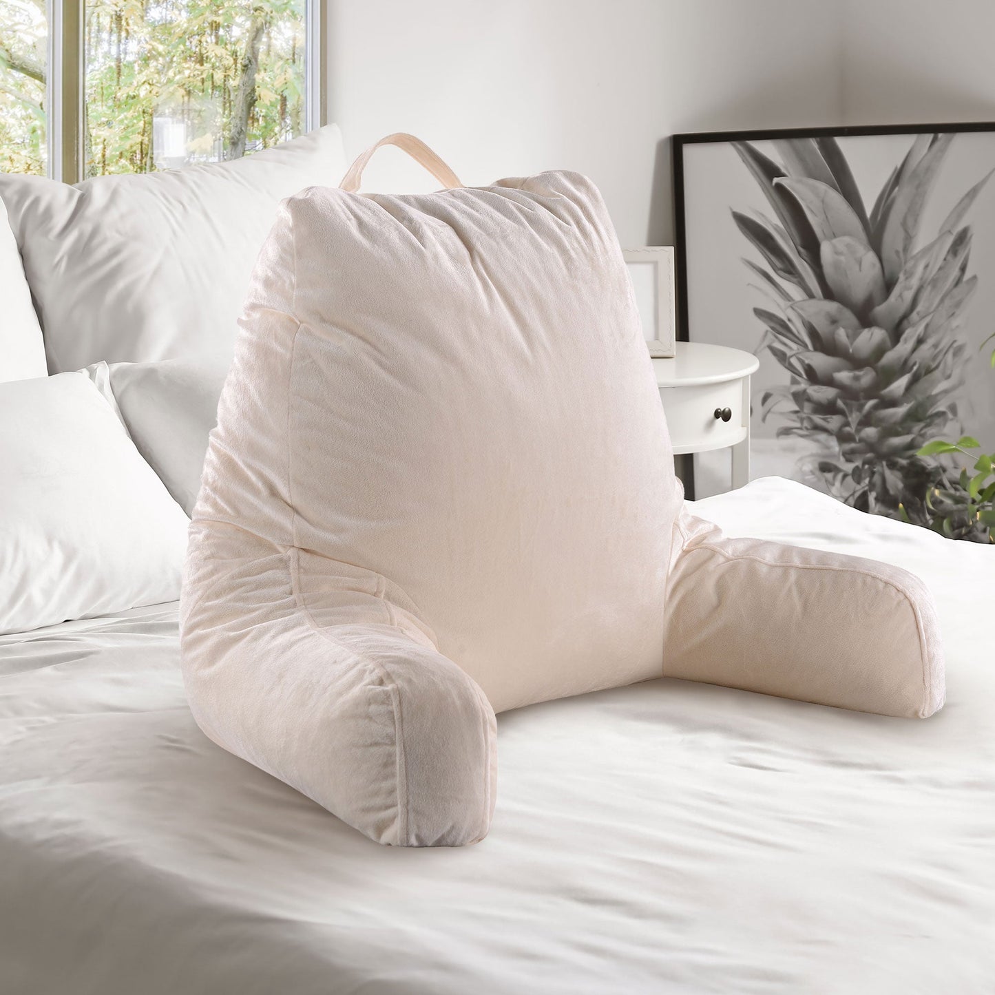 Cheer Collection Shredded Memory Foam TV Pillow & Backrest