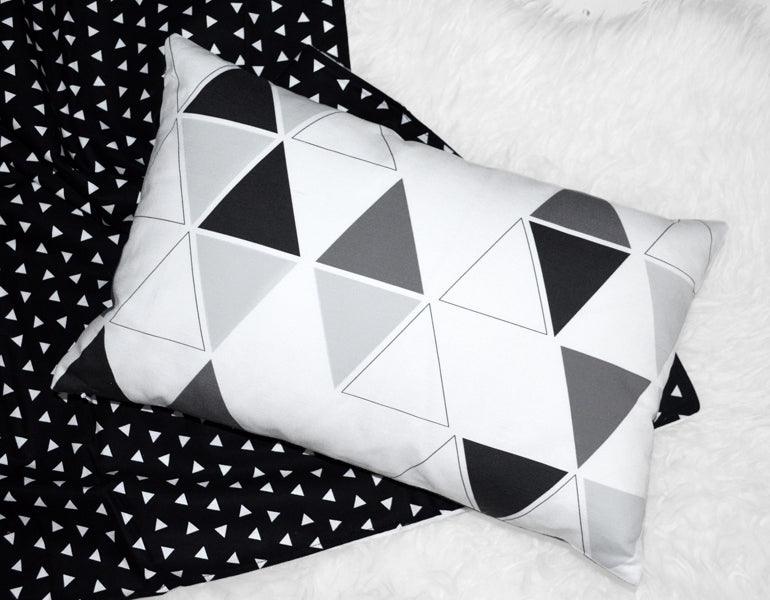 Flippy Triangles Accent Pillow