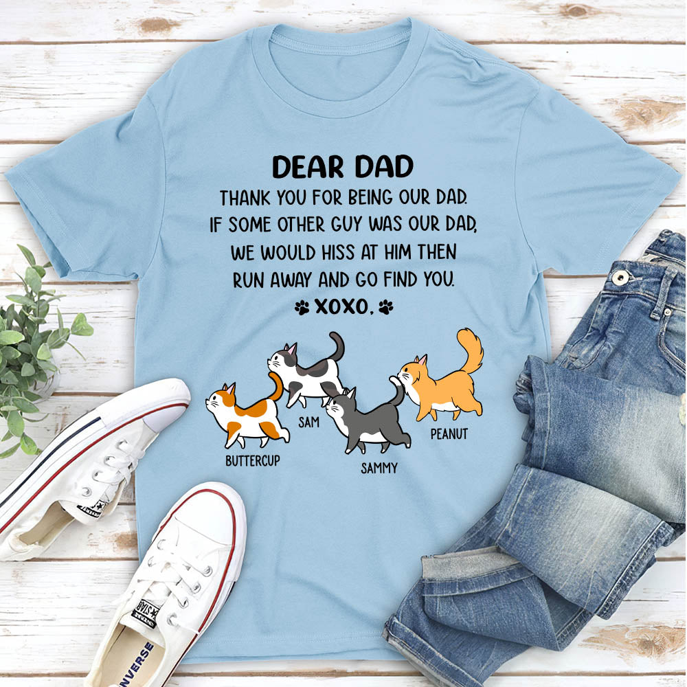 Dear Cat Mom - Personalized Custom Unisex T-shirt