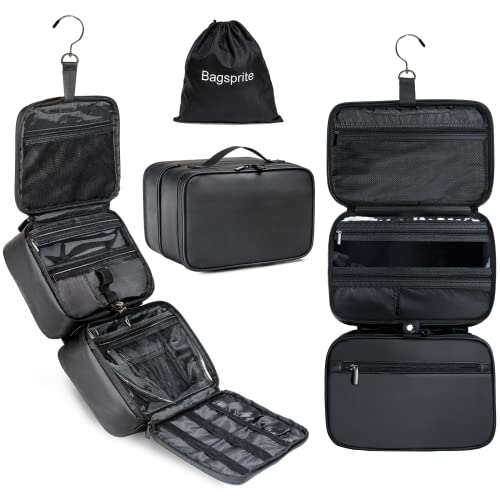 Toiletry Bag for Men, Hanging Travel Bag for Toiletries, Shaving Bag for Men Travel, Toiletry Bags for Traveling, Large Travel Size Toiletry Organizer (Upgraded) , Travel Case Kit Accessories