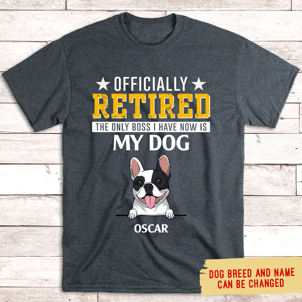 Officially Retired - Personalized Custom Unisex T-shirt