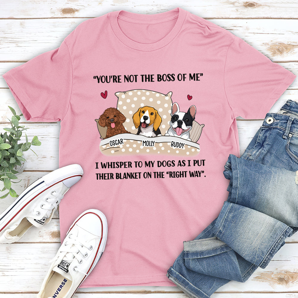 Not The Boss - Personalized Custom Unisex T-shirt