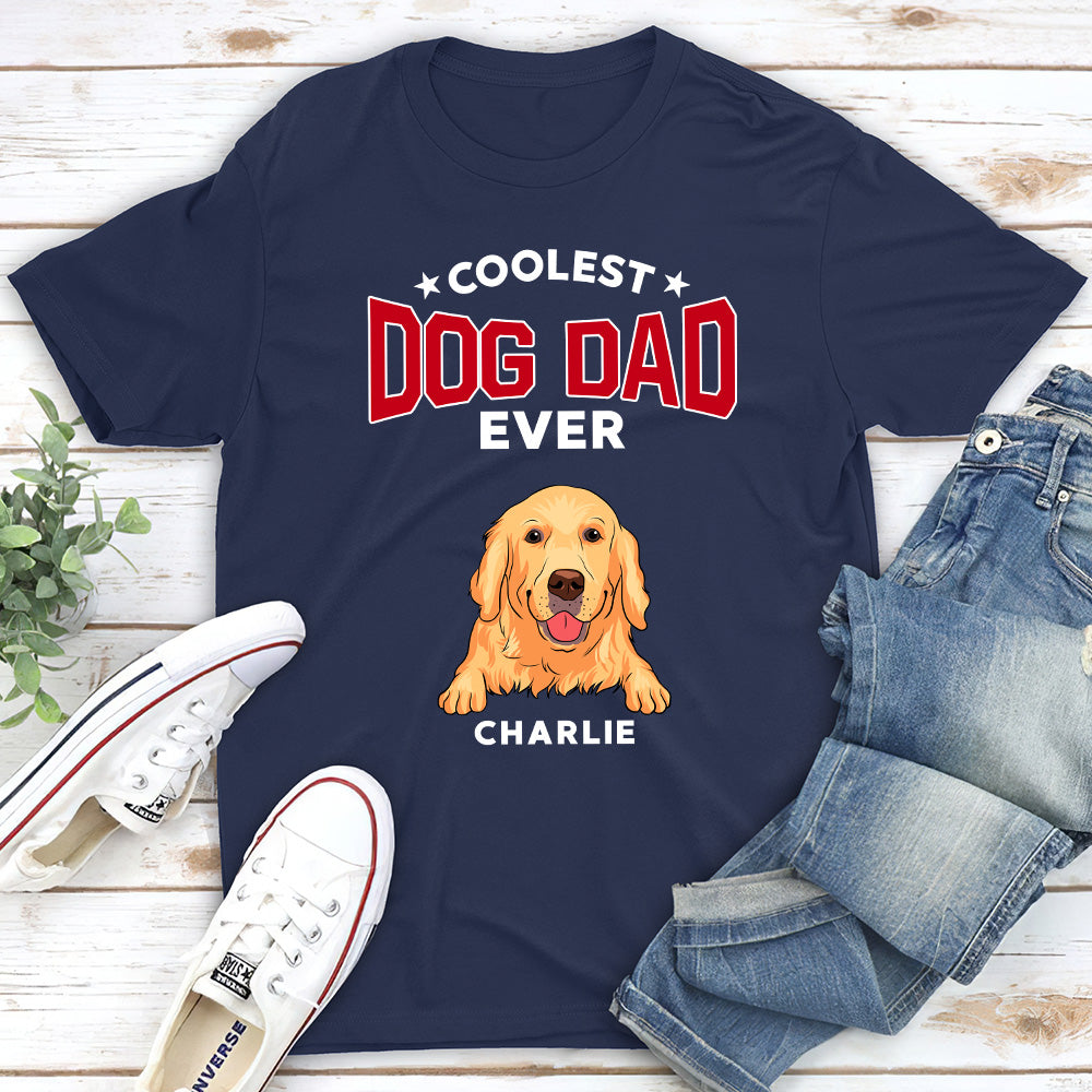 Coolest Dad - Personalized Custom Unisex T-shirt