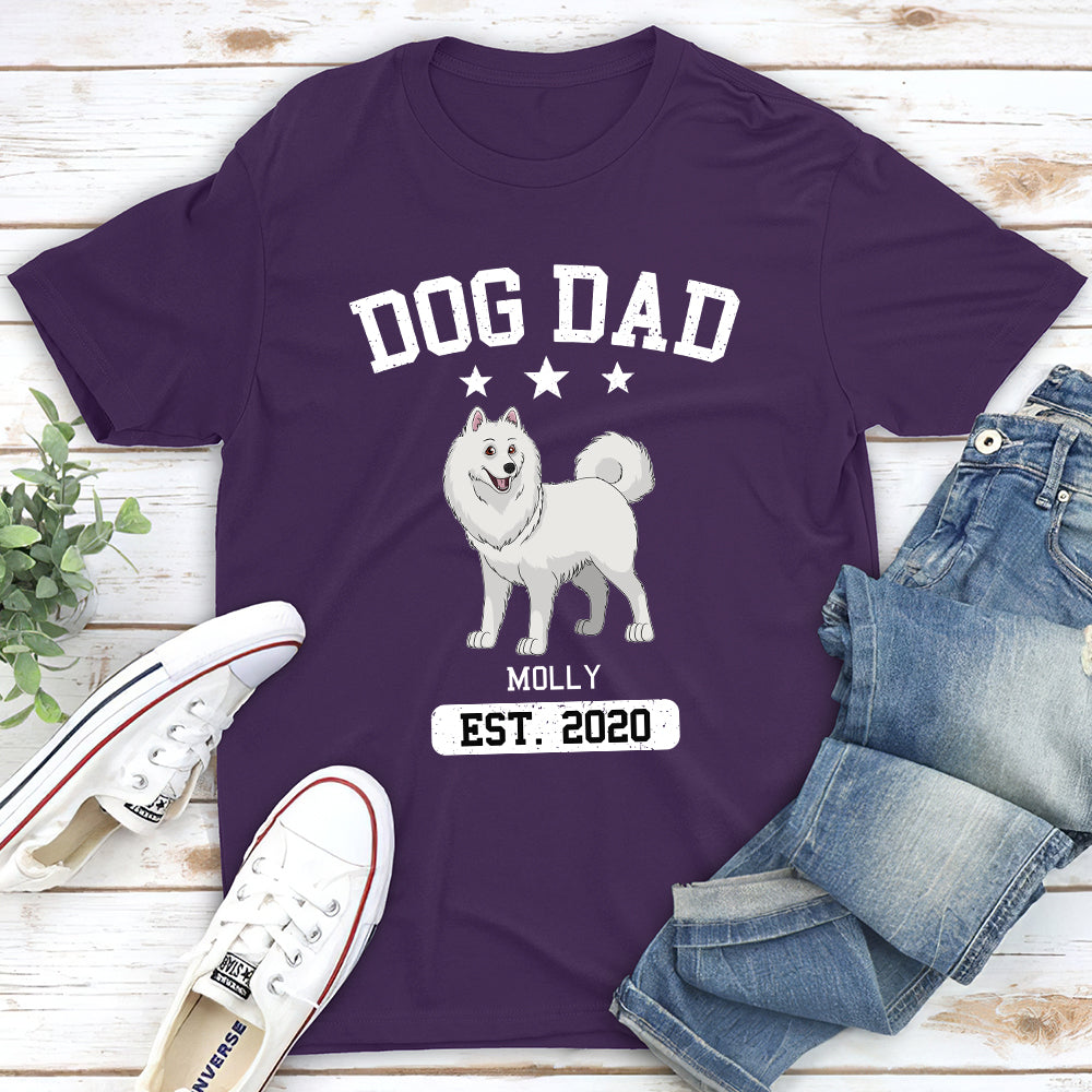 Dog Dad Grunge - Personalized Custom Unisex T-shirt