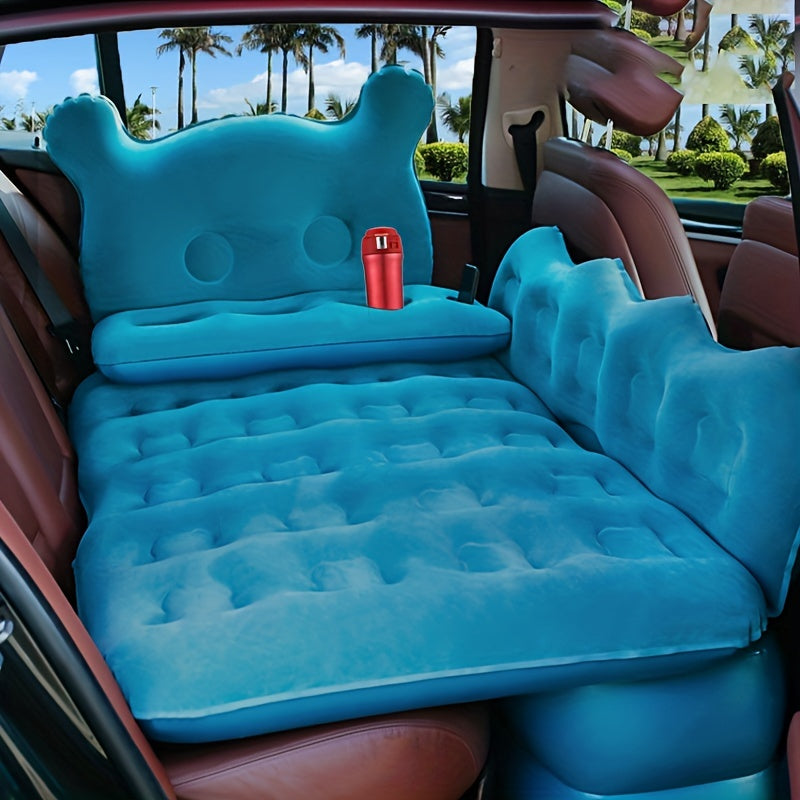 Cartoon Pattern Car Folding Mattress: Versatile SUV Rear Seat Sleeping Mat for Outdoor Travel Comfort ShopOnlyDeal