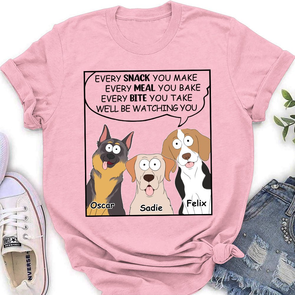Watching You - Personalized Custom Women's T-shirt
