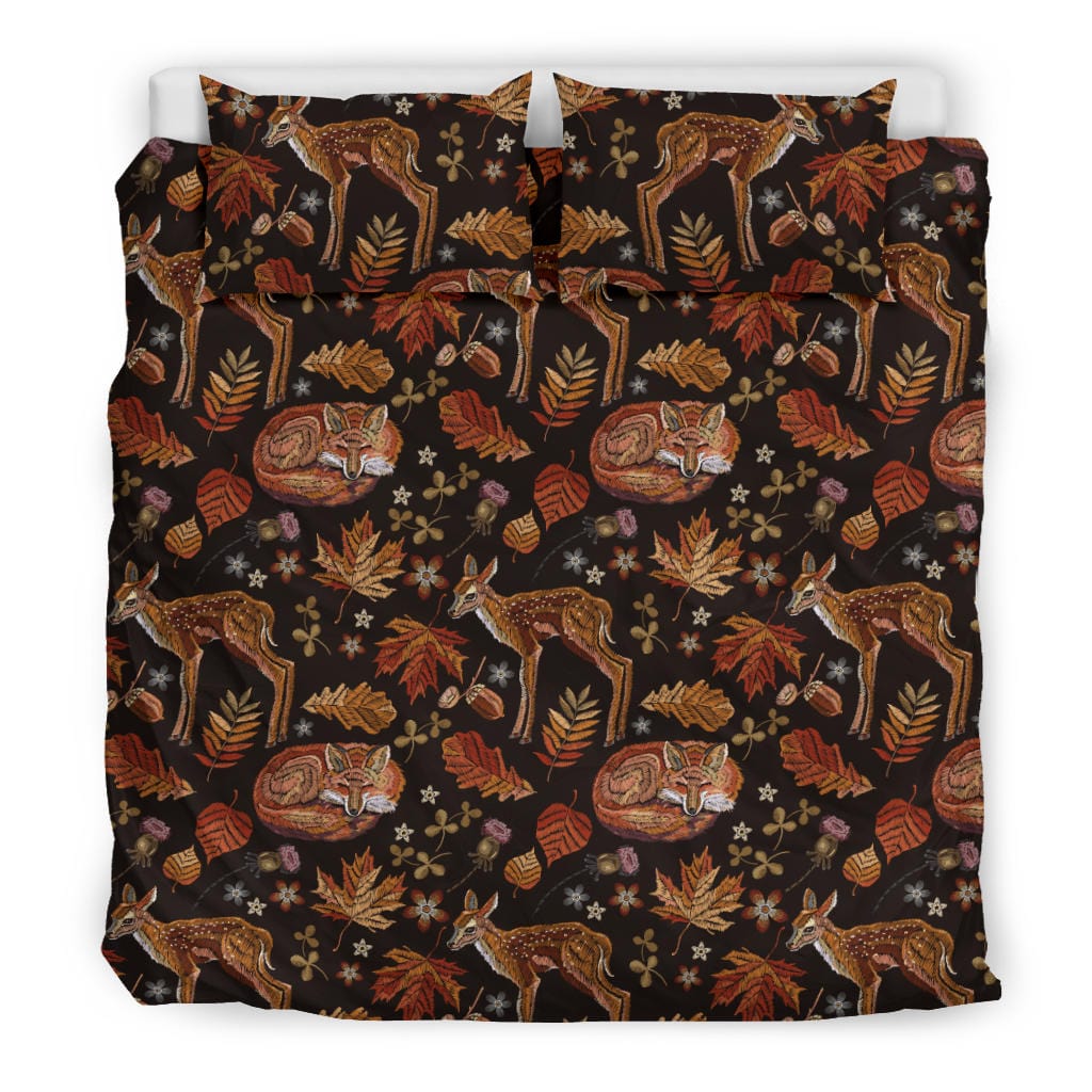 Deers and Foxes Quilt, Doona & Duvet Covers