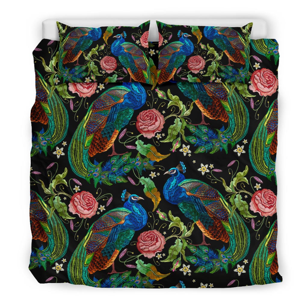 Peacock Parade Quilt, Doona & Duvet Covers