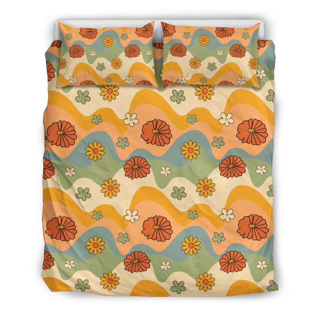 Groovy Daisy Mod Duvet Cover Quilt, Doona & Duvet Covers