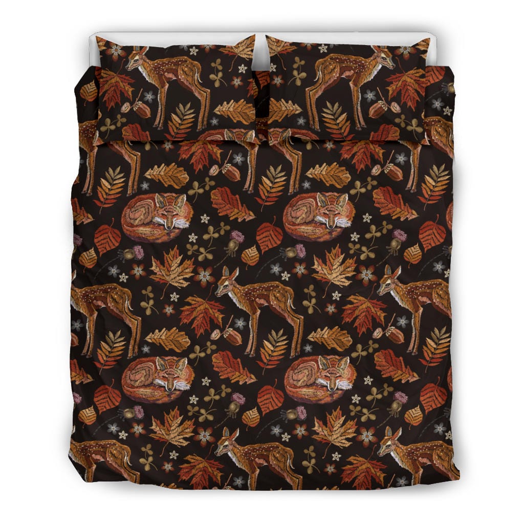 Deers and Foxes Quilt, Doona & Duvet Covers