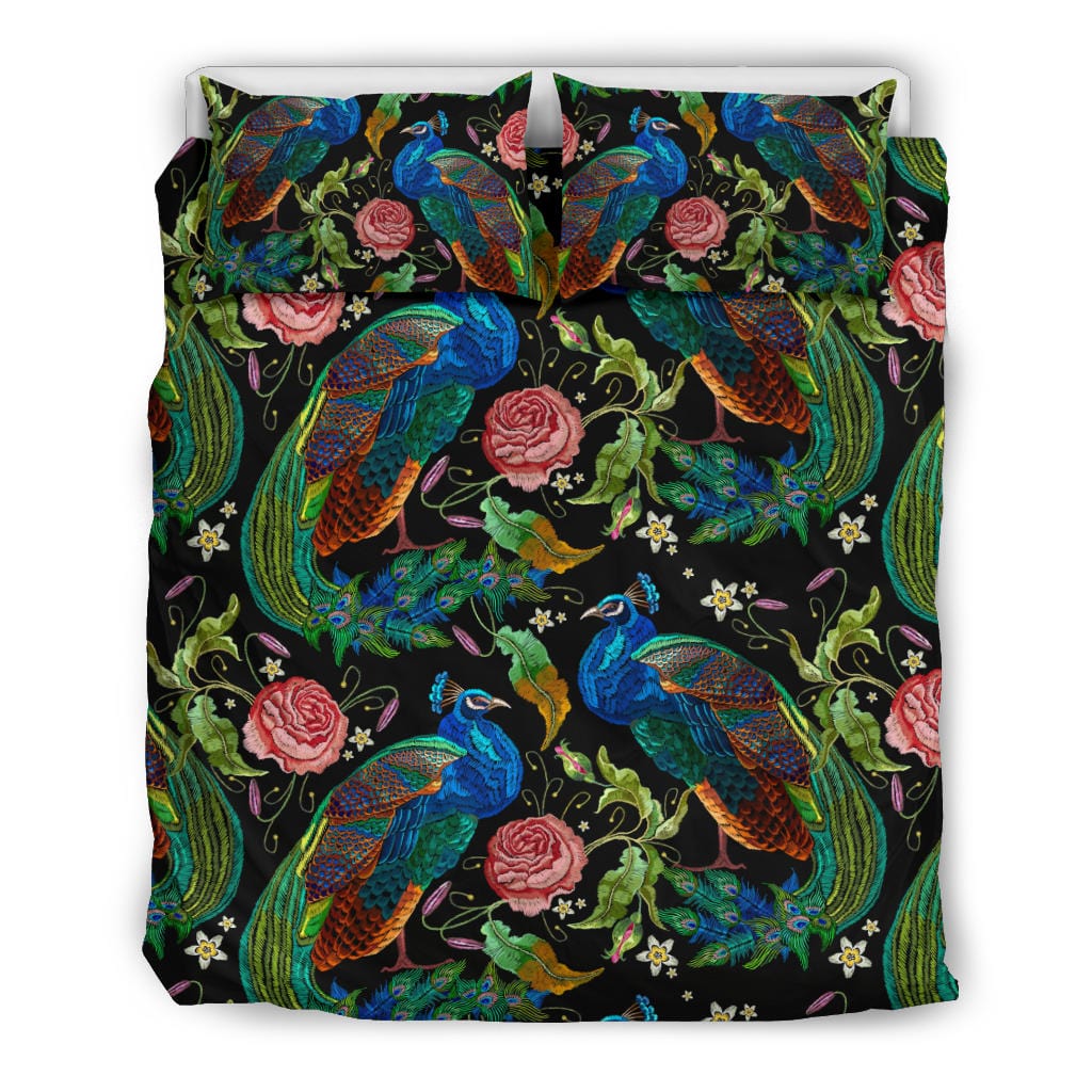 Peacock Parade Quilt, Doona & Duvet Covers