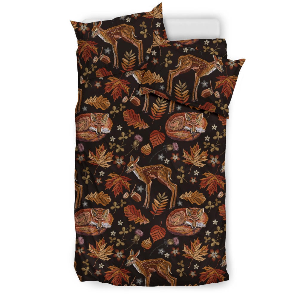 Deers and Foxes Quilt, Doona & Duvet Covers