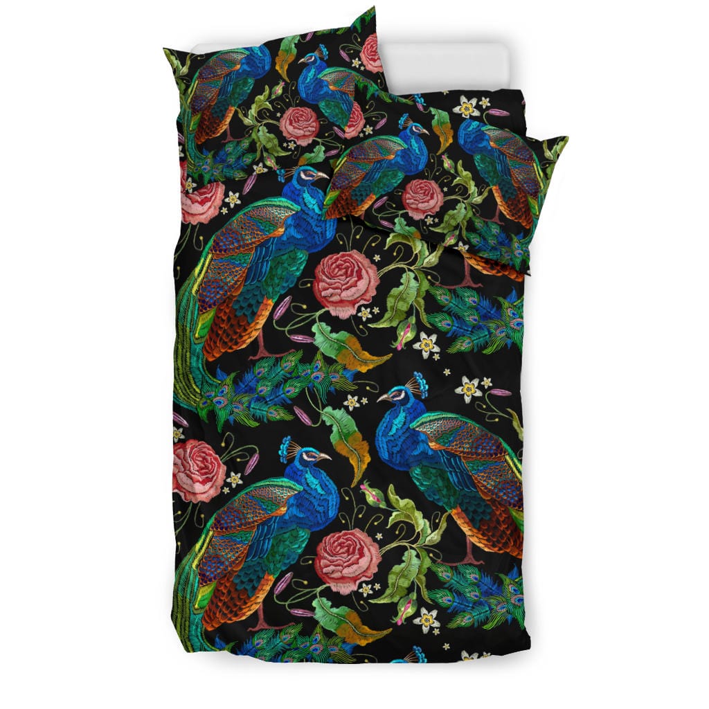 Peacock Parade Quilt, Doona & Duvet Covers