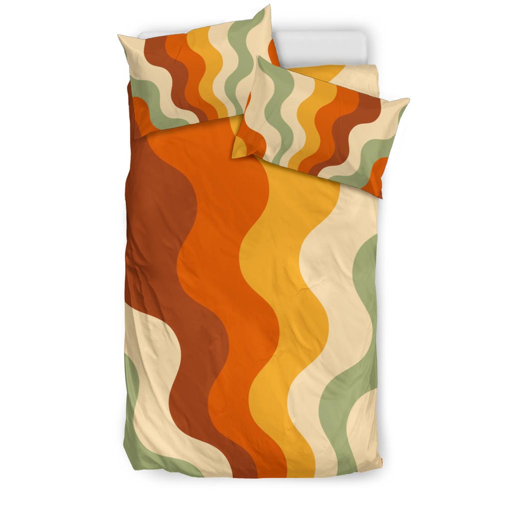 Retro Groovy Vibes Non Outlined Quilt, Doona & Duvet Covers