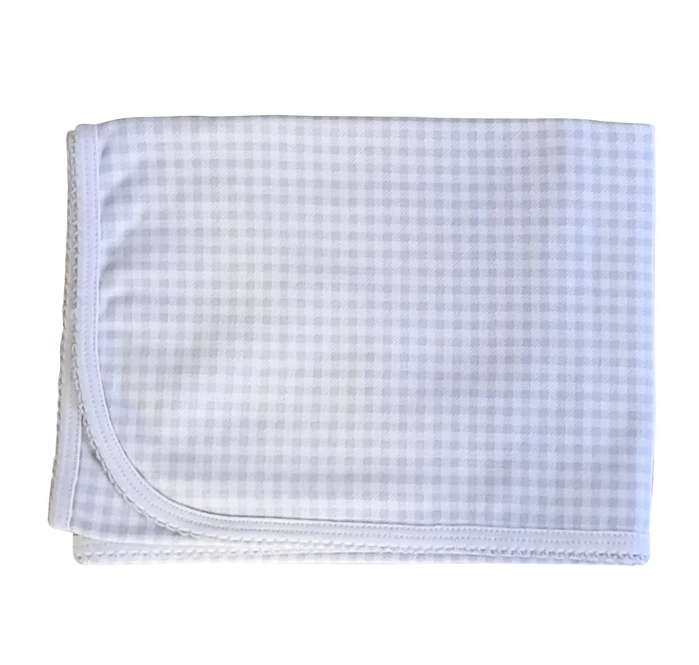 Grey Checks Blanket - 002BLKG