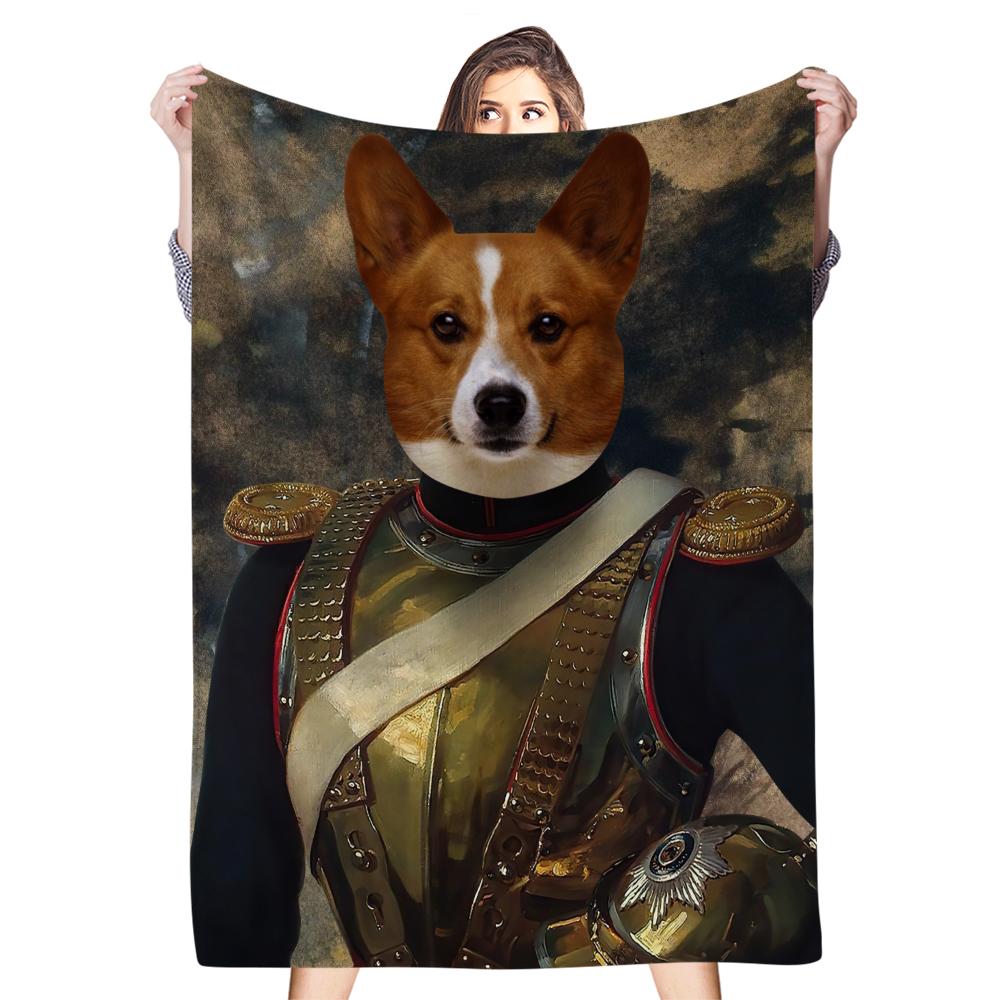 Custom Pet Avatar Blanket Photo Blanket Gift for Pet Lover