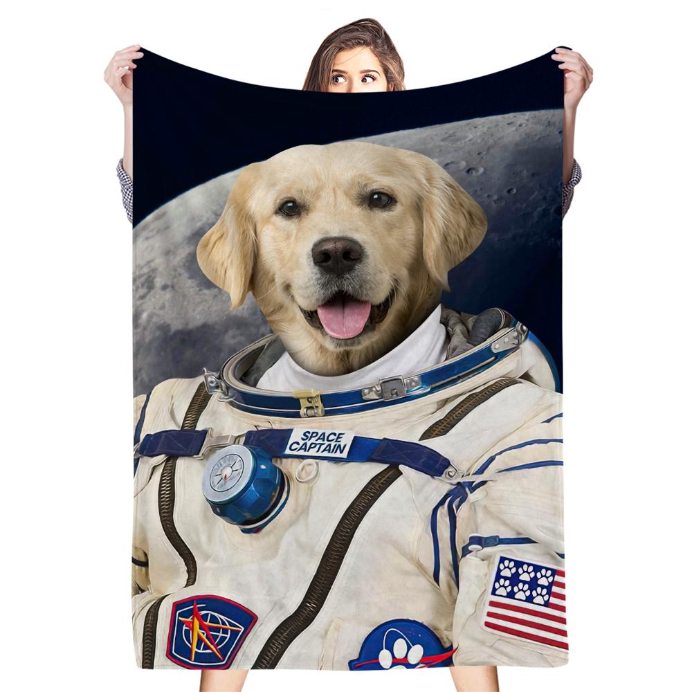 Custom Pet Avatar Blanket Photo Blanket Gift for Pet Lover