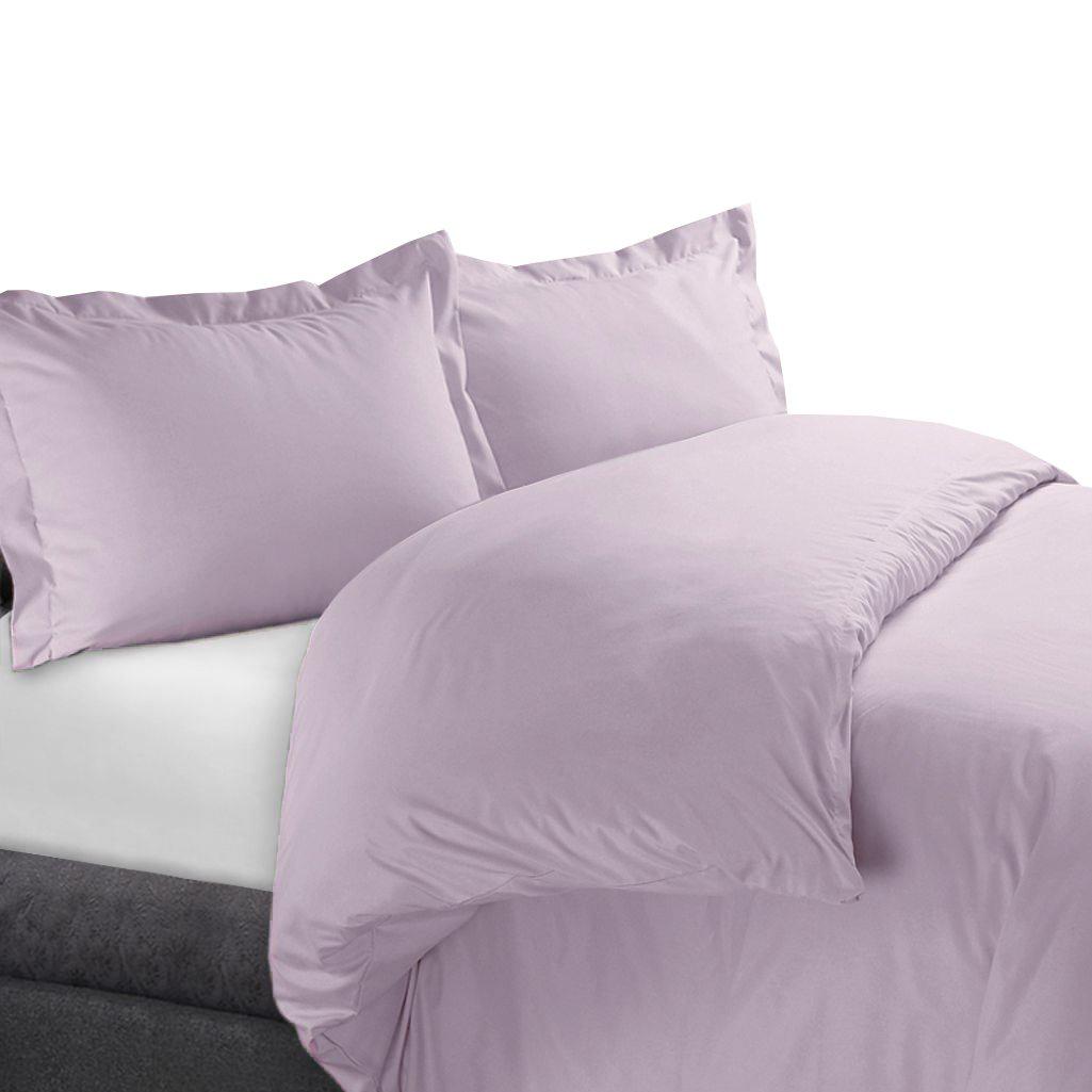 Duvet Cover Set 450 Thread Count-Royal Tradition-Full/Queen-Lilac-Egyptian Linens