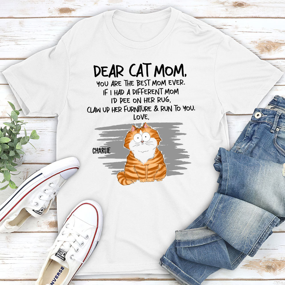 Pee On Her Rug - Personalized Custom Unisex T-shirt