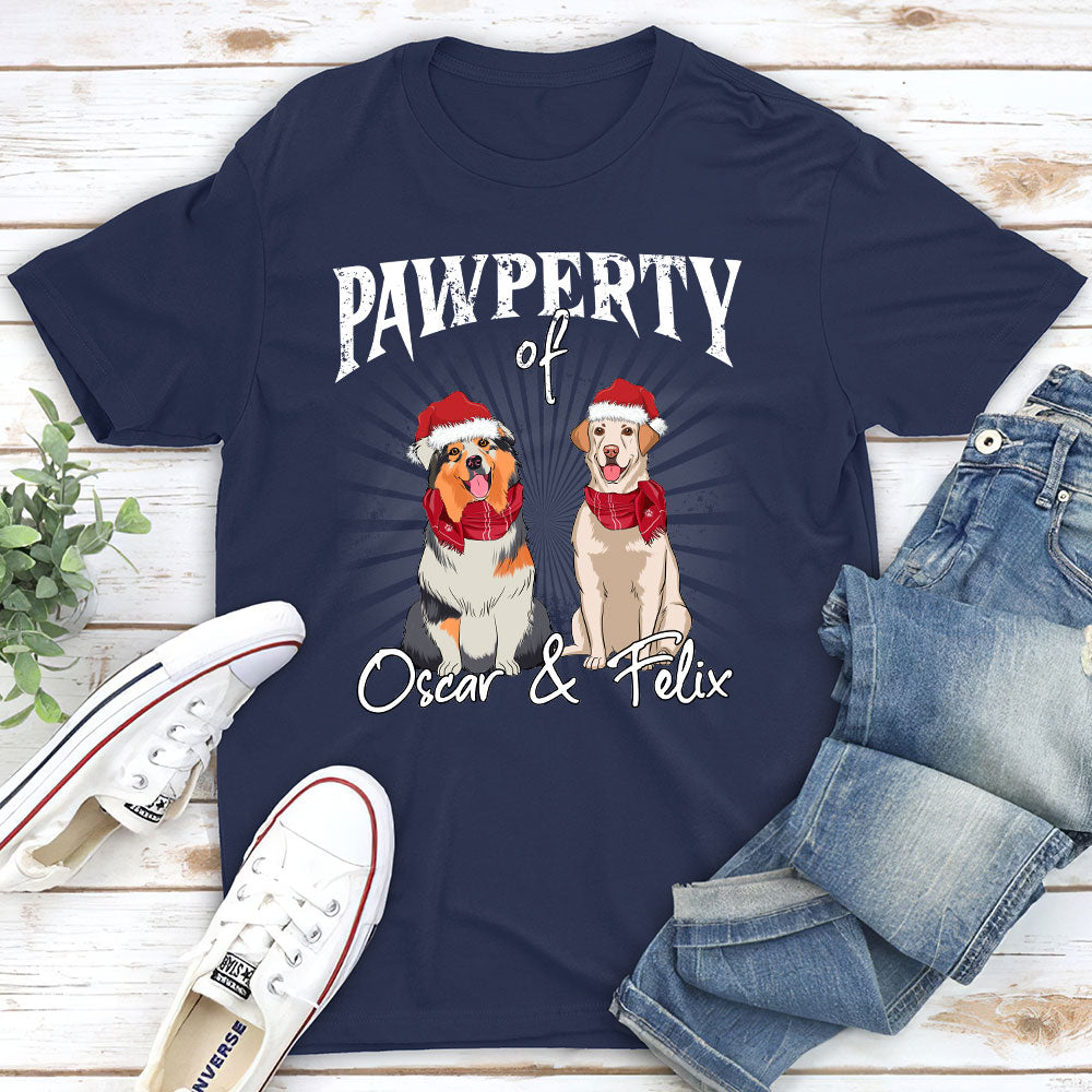 Vintage Dog Property - Personalized Custom Unisex T-shirt
