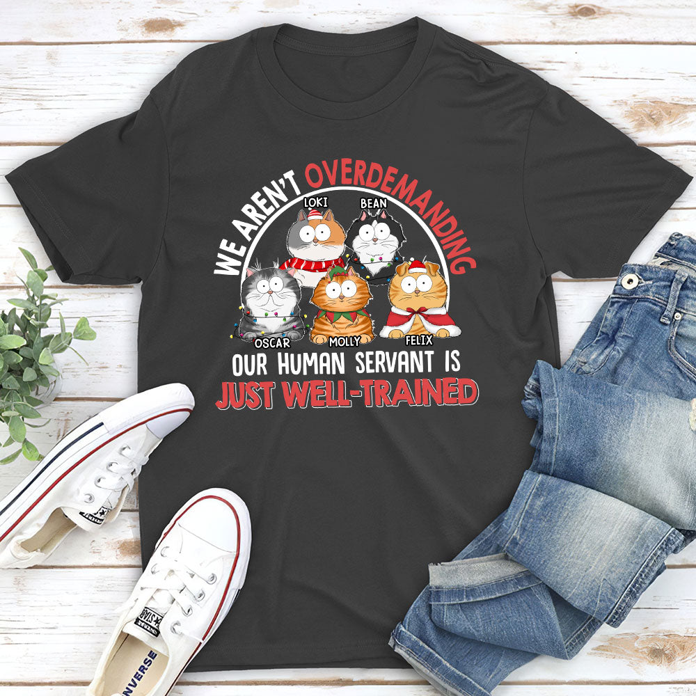 Overdemanding Cats - Personalized Custom Unisex T-shirt