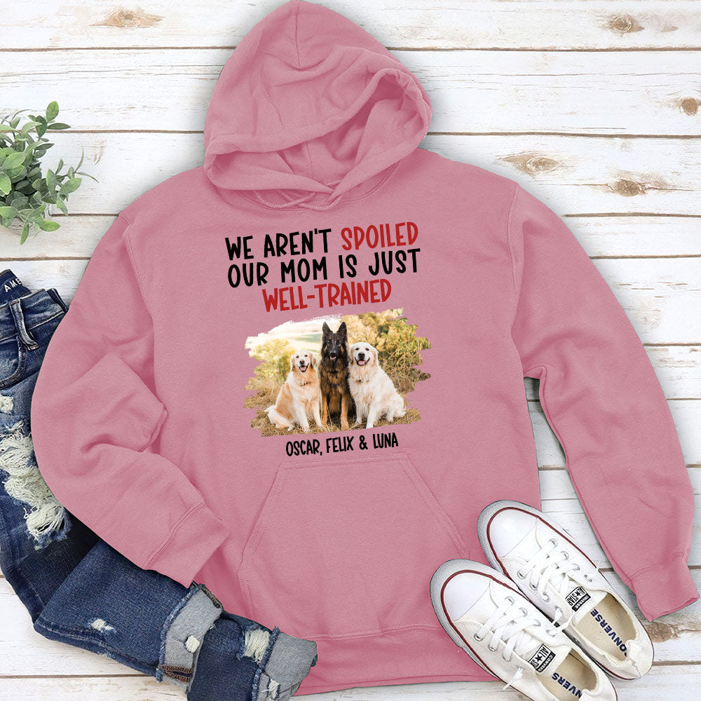 Well Trained Mom Photo - Personalized Custom Hoodie
