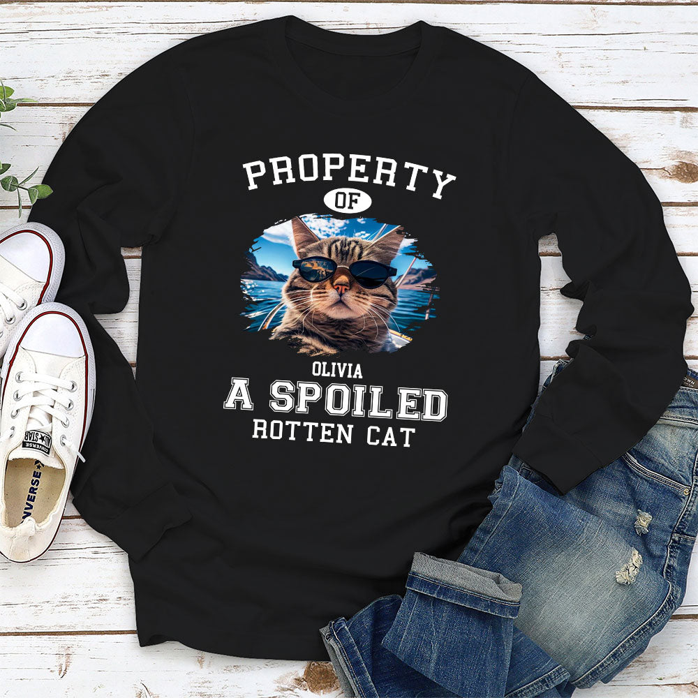 Property Of Rotten Cats - Personalized Custom Long Sleeve T-shirt