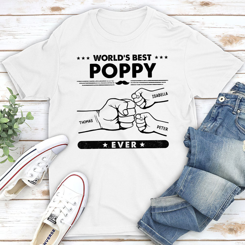 Custom Grandpa Title - Personalized Custom Premium T-shirt