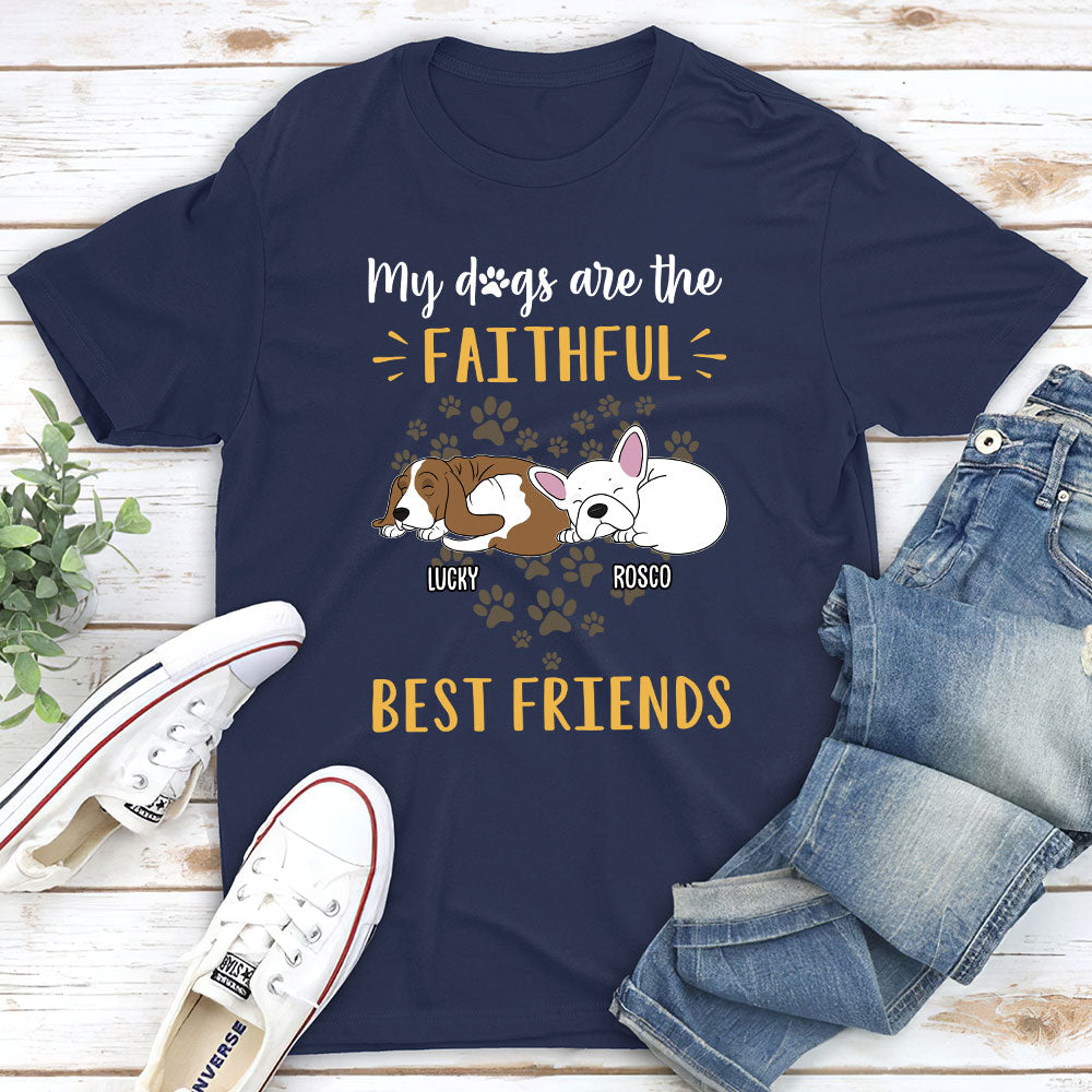Dog Is Best Friend - Personalized Custom Premium T-shirt