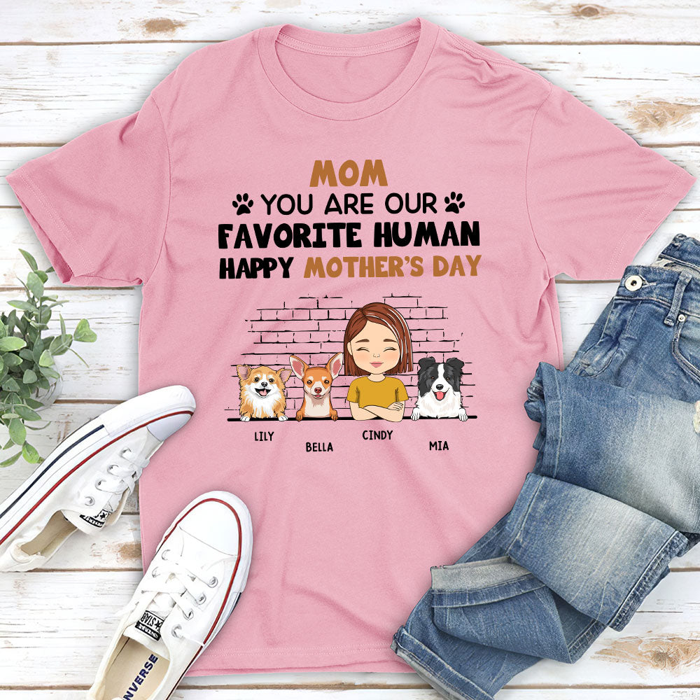 Our Favorite Human - Personalized Custom Unisex T-shirt