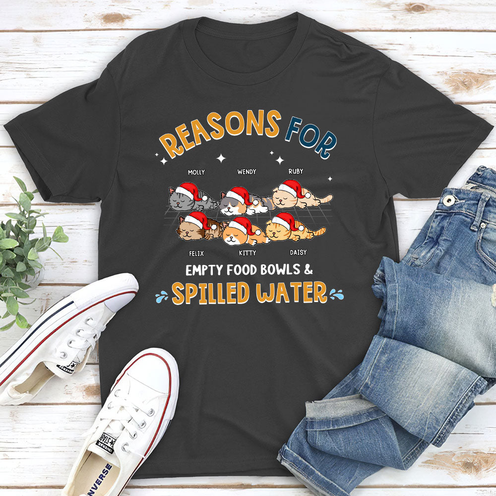 The Reasons For - Personalized Custom Unisex T-shirt