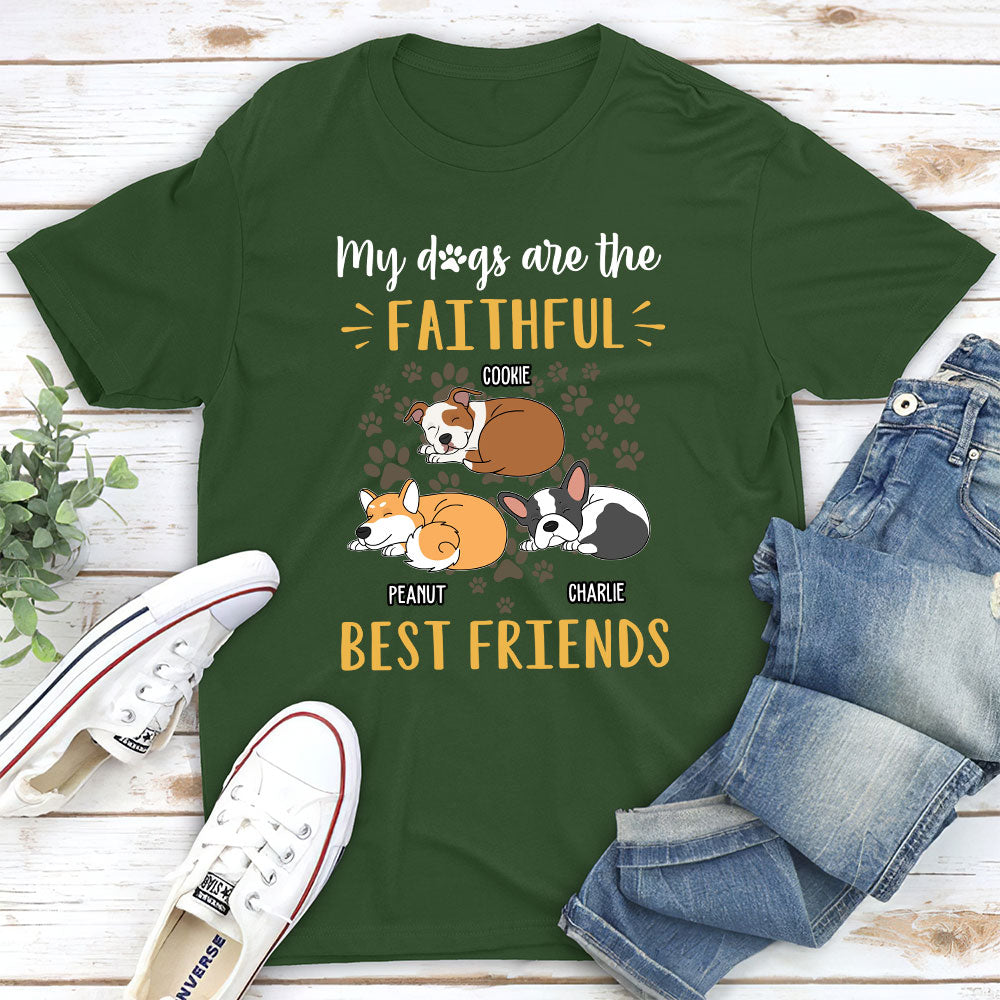 Dog Is Best Friend - Personalized Custom Premium T-shirt