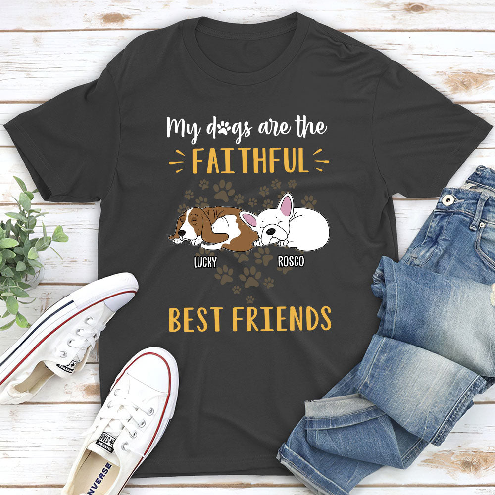 Dog Is Best Friend - Personalized Custom Premium T-shirt