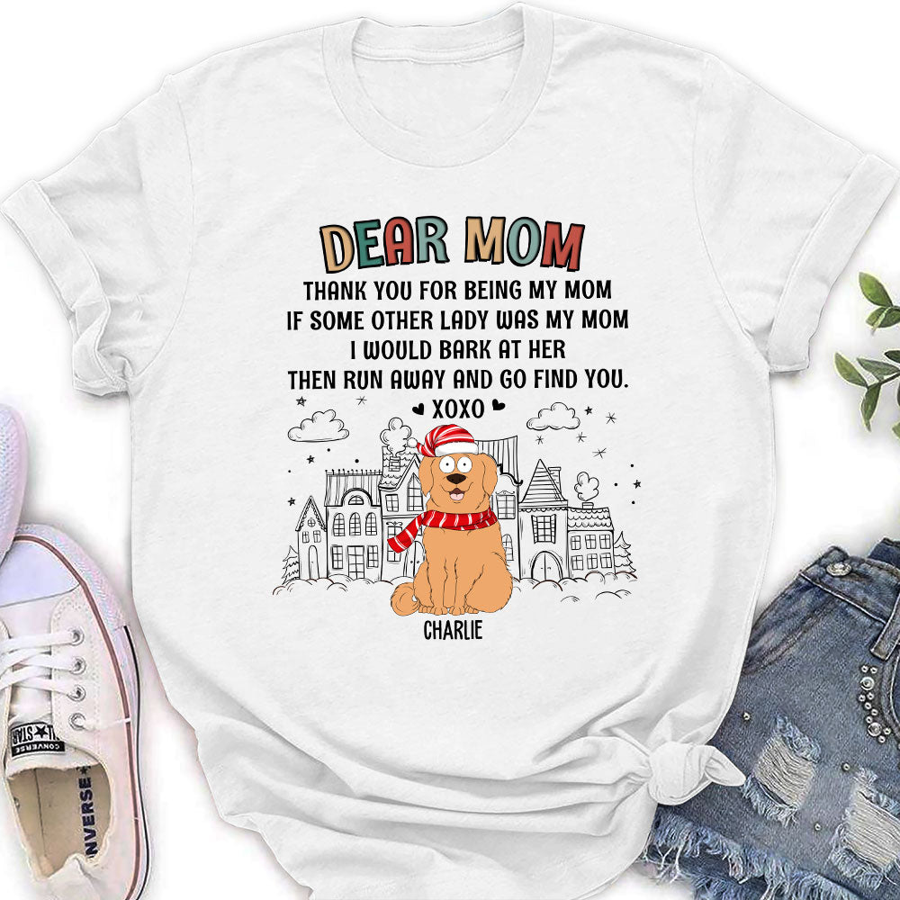 Dear Dad XOXO - Personalized Custom Women's T-shirt