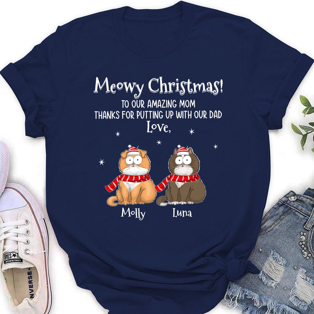 Amazing Christmas With Dog - Personalized Custom Women's T-shirt