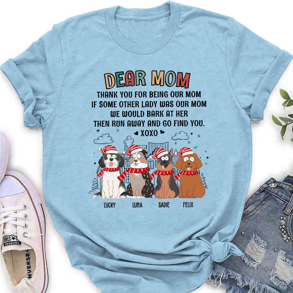 Dear Dad XOXO - Personalized Custom Women's T-shirt