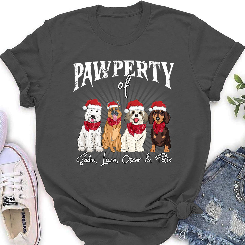 Vintage Dog Property - Personalized Custom Women's T-shirt