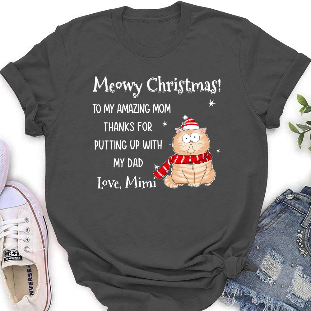 Amazing Christmas With Dog - Personalized Custom Women's T-shirt