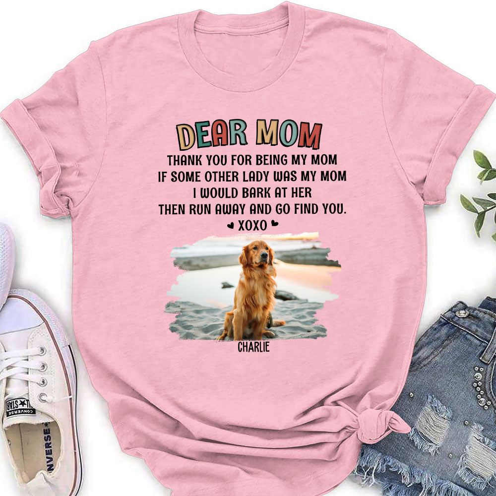 Dear Dad XOXO - Personalized Custom Women's T-shirt