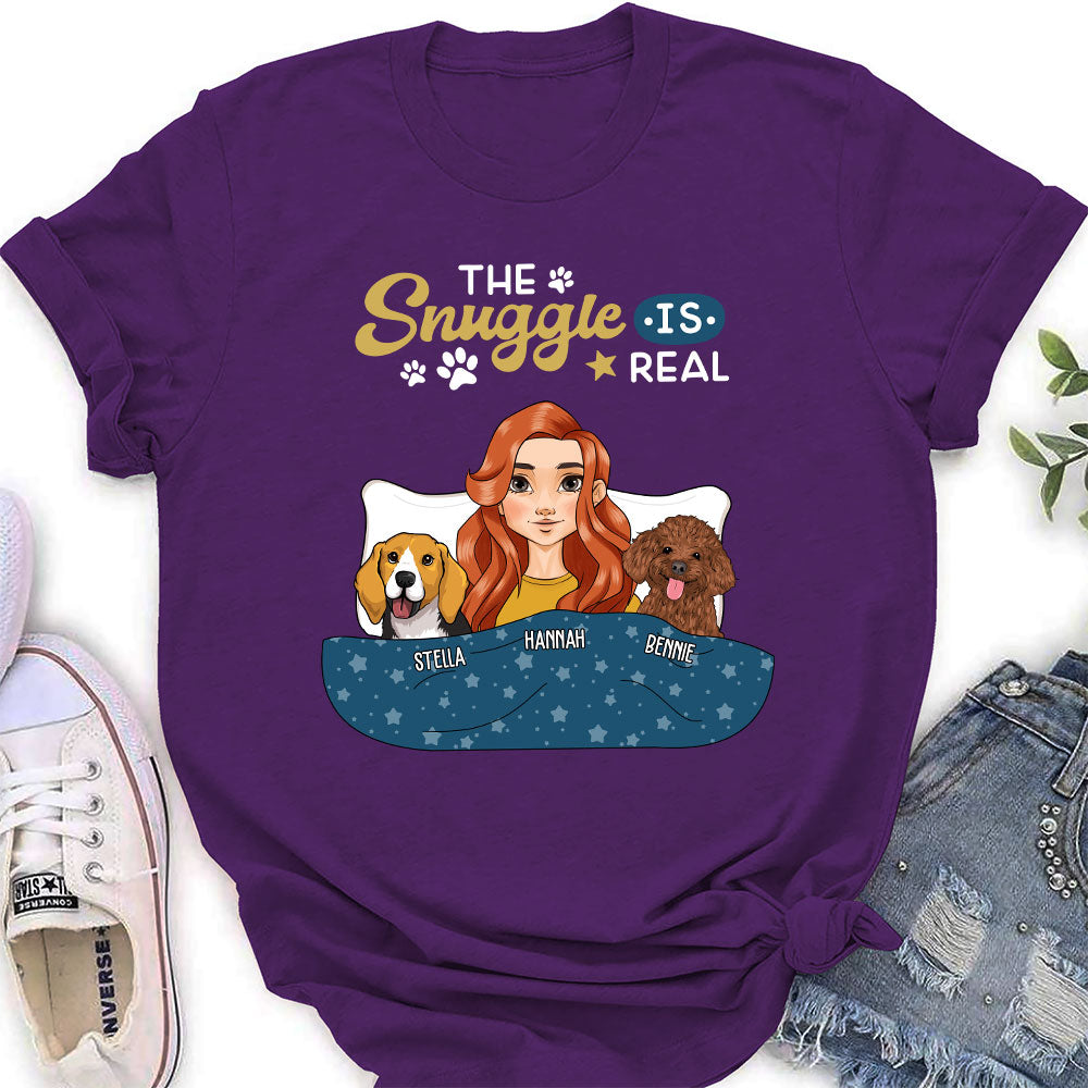 The Snuggle Real - Personalized Custom Women's T-shirt