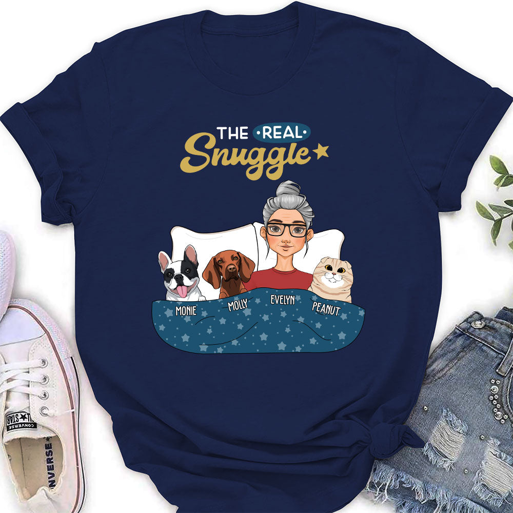 The Snuggle Real - Personalized Custom Women's T-shirt