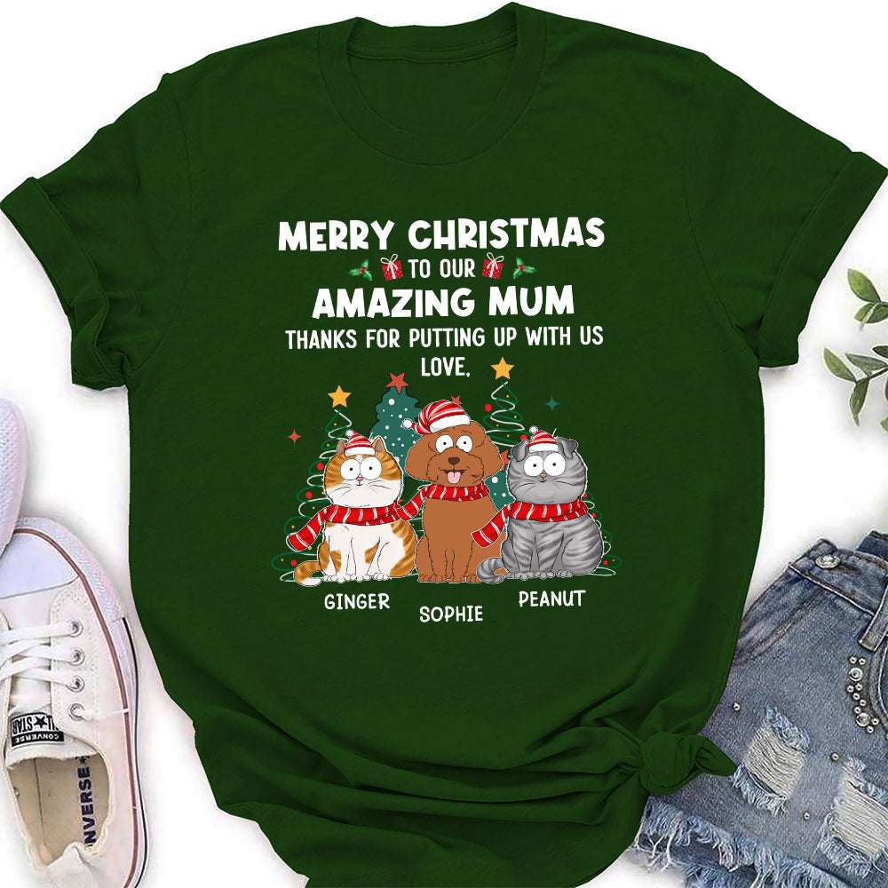 Putting Up With Us - Personalized Custom Women's T-shirt