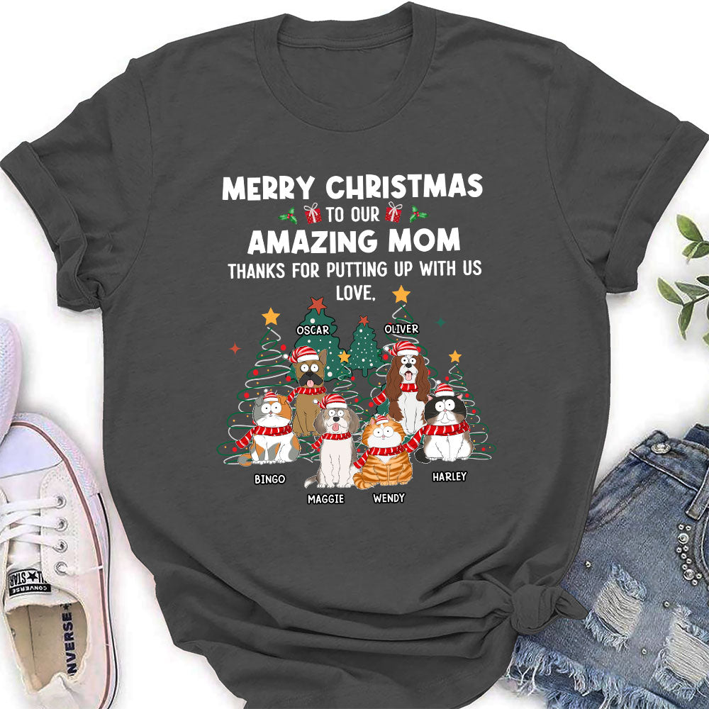 Putting Up With Us - Personalized Custom Women's T-shirt