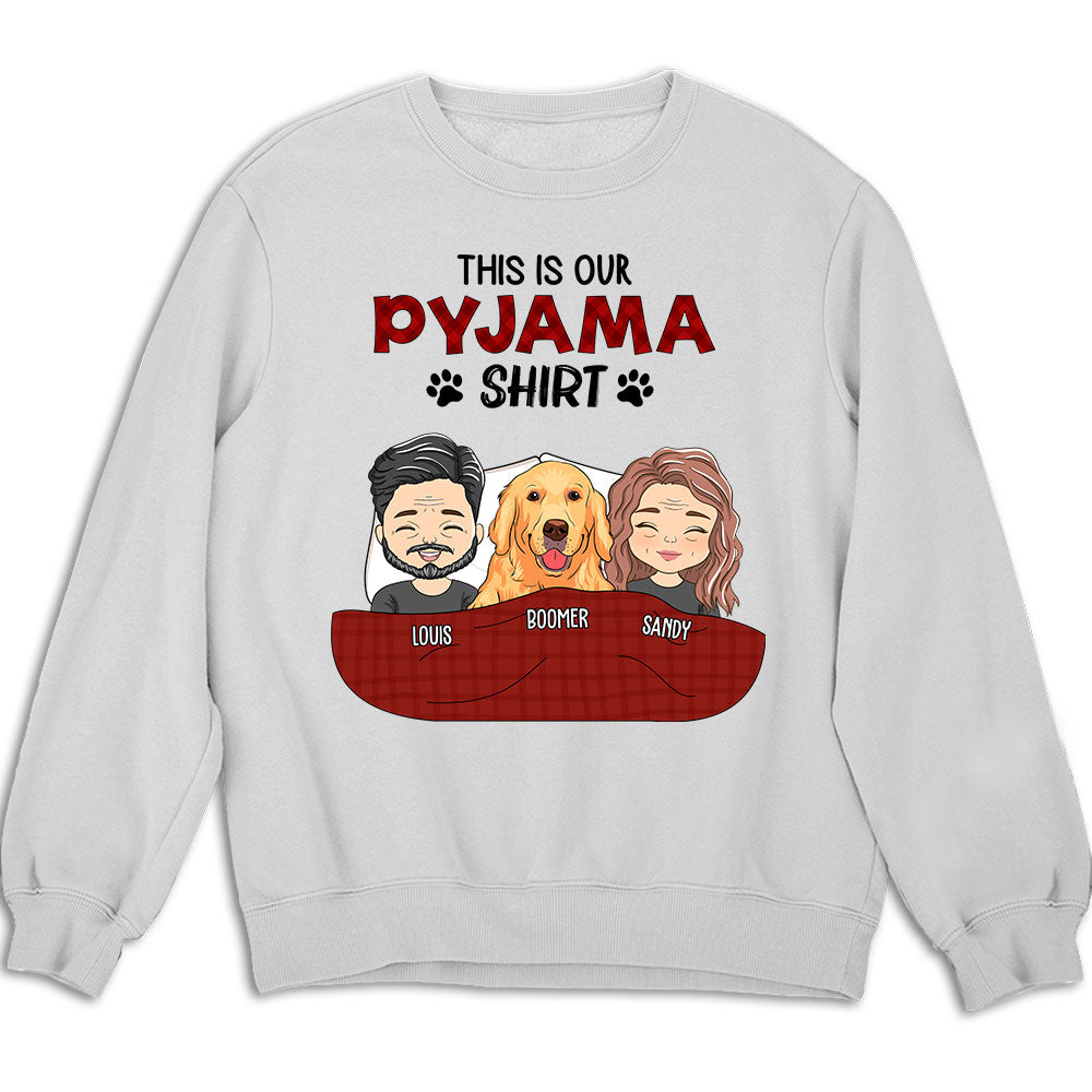 Pyjama Shirt Couple - Personalized Custom Sweatshirt